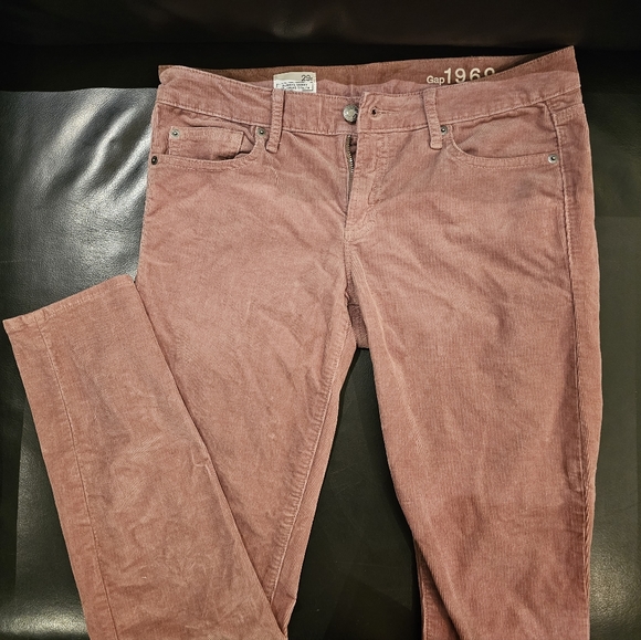 Gap skinny dusty rose corduroys - Picture 1 of 3